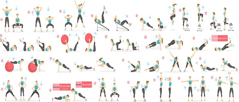 Movimientos De Pilates - Papel Pintado