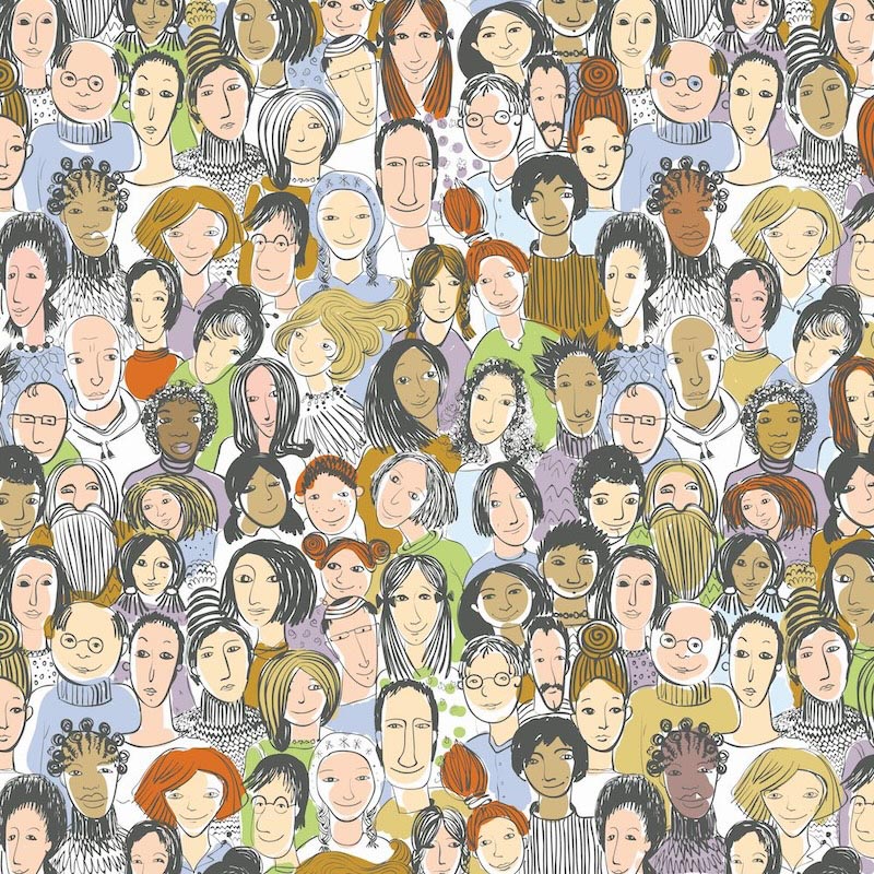 Todos Son Iguales - Papel Pintado