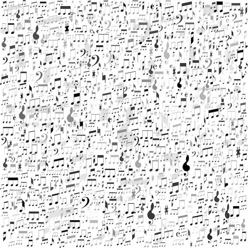 Notas Y Términos Musicales - Papel Pintado