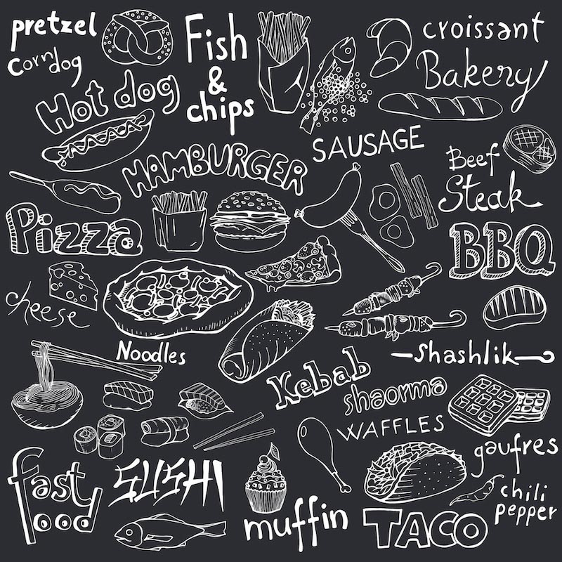 Hamburguesa Y Cola - Papel Pintado