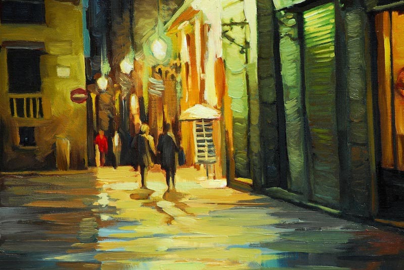 Horas De La Tarde - Papel Pintado