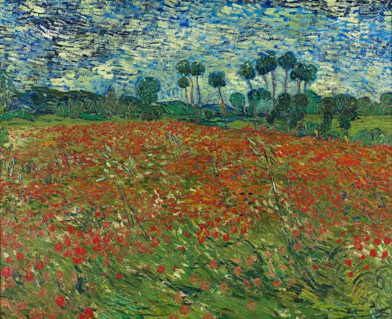 Campo De Amapolas Vincent Van Gogh - Papel Pintado