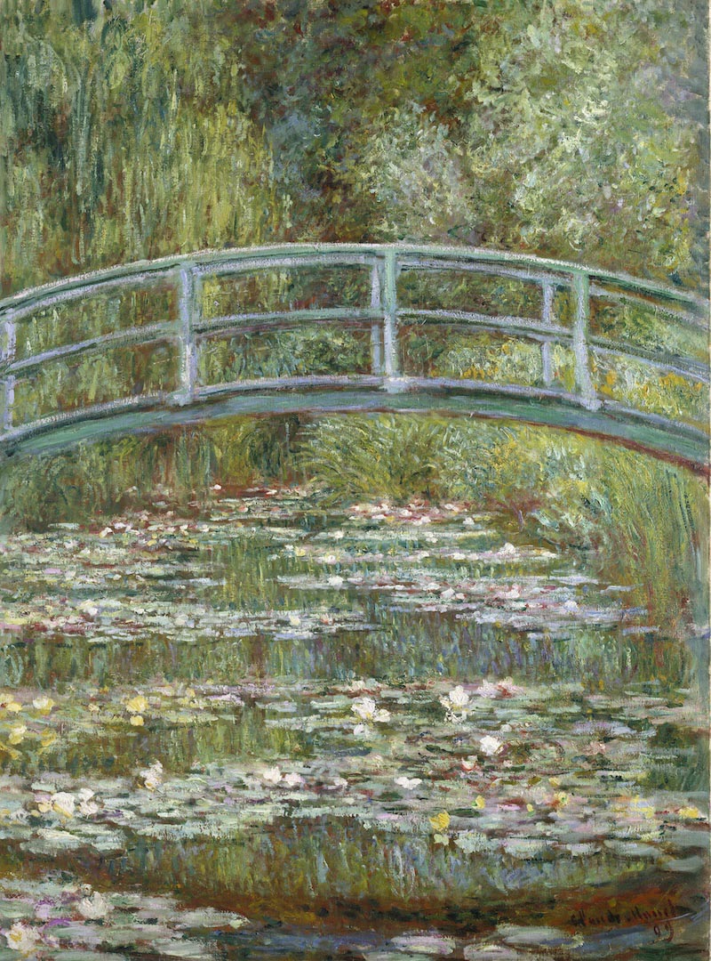 Lotus Golet Y Puente - Papel Pintado