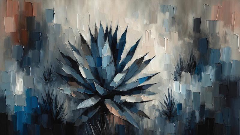 Floración del Desierto Arte Abstracto - Papel Pintado