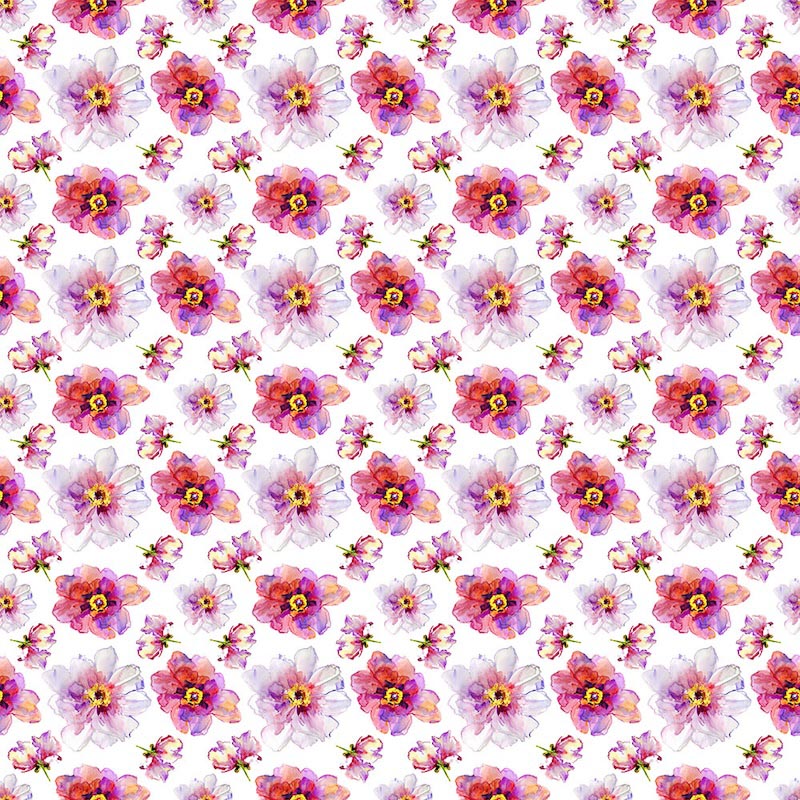 Flor Elegante - Papel Pintado