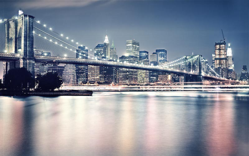Noche De Brooklyn - Papel Pintado