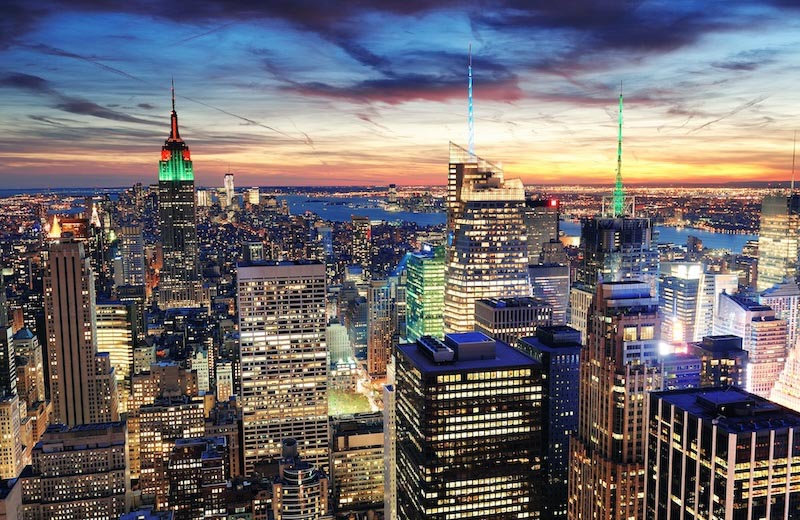 Luces De Nueva York - Papel Pintado