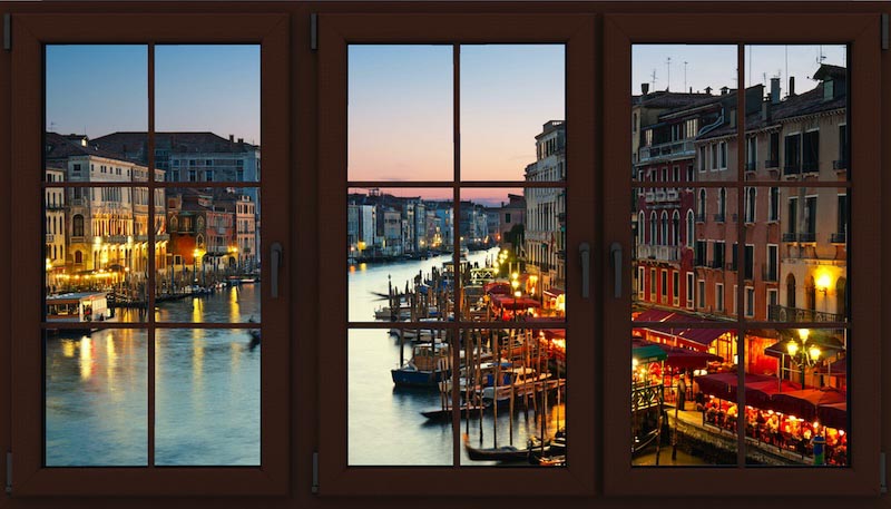 Mi Casa Esta En Venecia - Papel Pintado