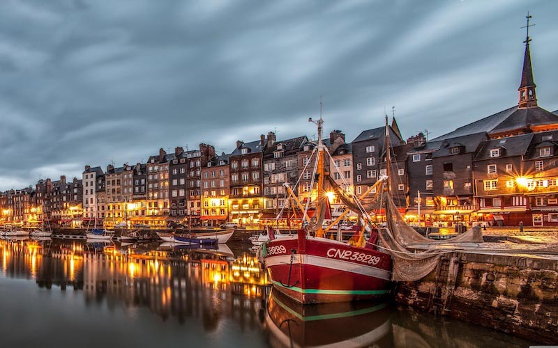 Marina De Europa Honfleur - Papel Pintado