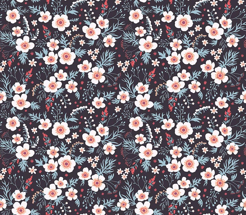Patrones De Flores De Clavel Art - Papel Pintado