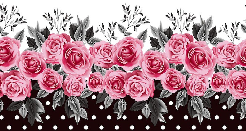 Trabajo De Diseño Rosa - Papel Pintado