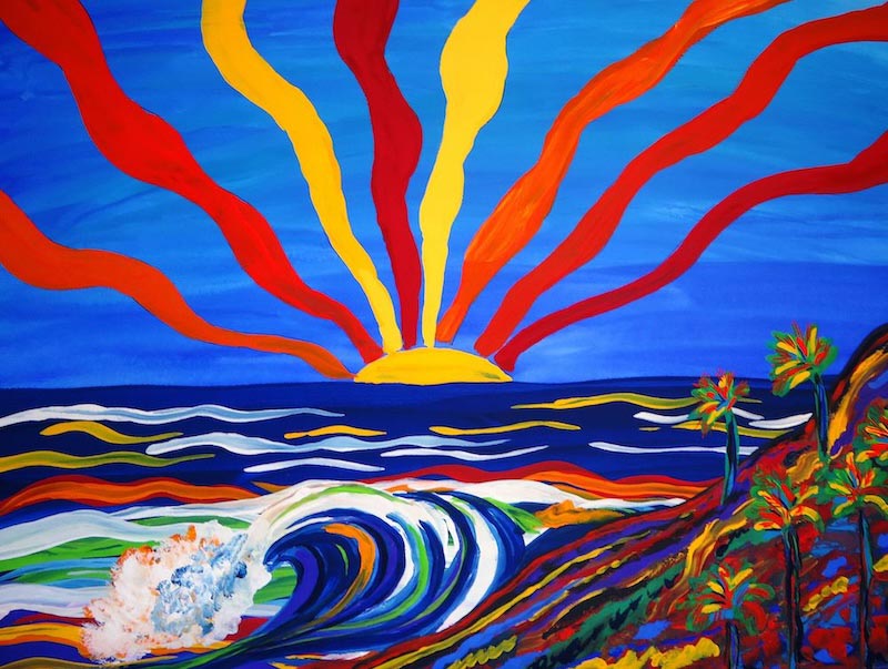 Colores Del Sol. - Papel Pintado