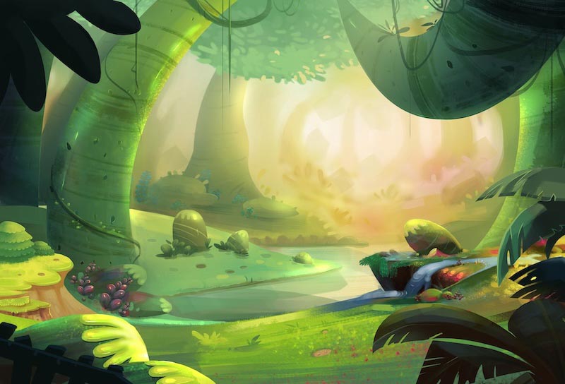 Bosque A La Espera De Ser Descubierto - Papel Pintado