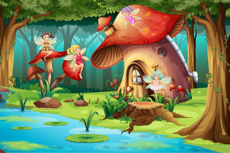 Río De Hadas - Papel Pintado