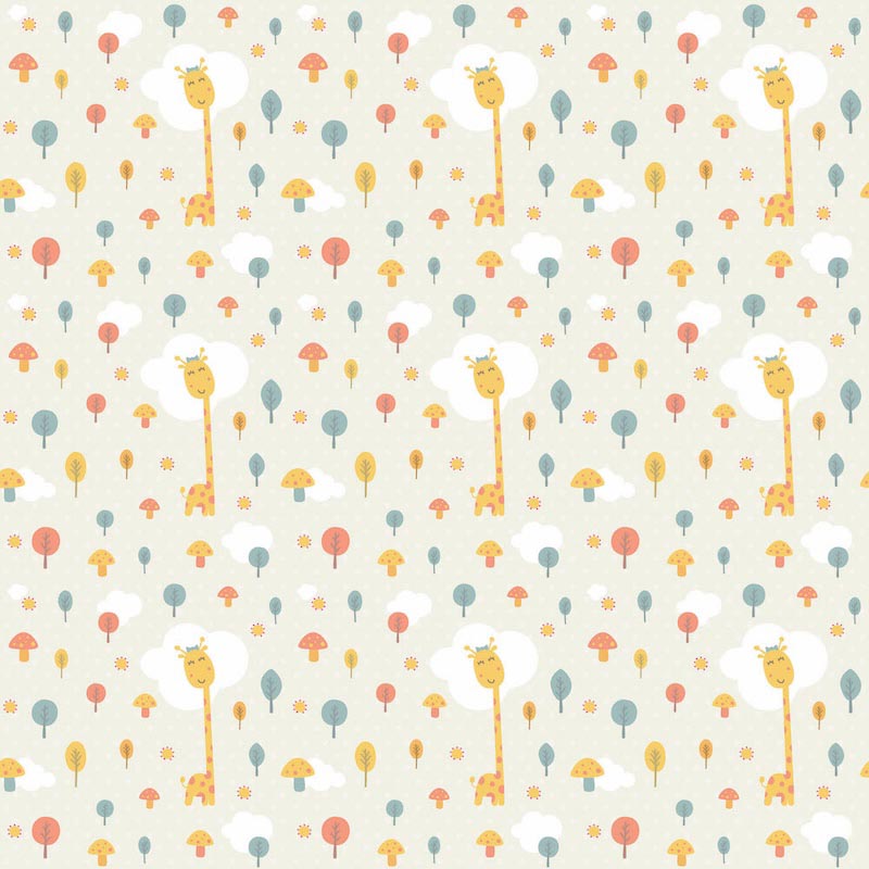 Mundo De Las Jirafas - Papel Pintado