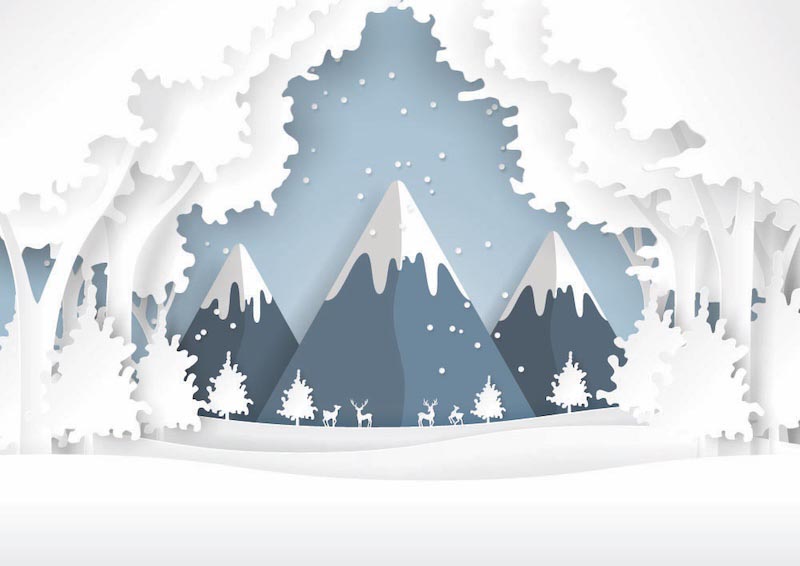 Cuento De Nieve - Papel Pintado