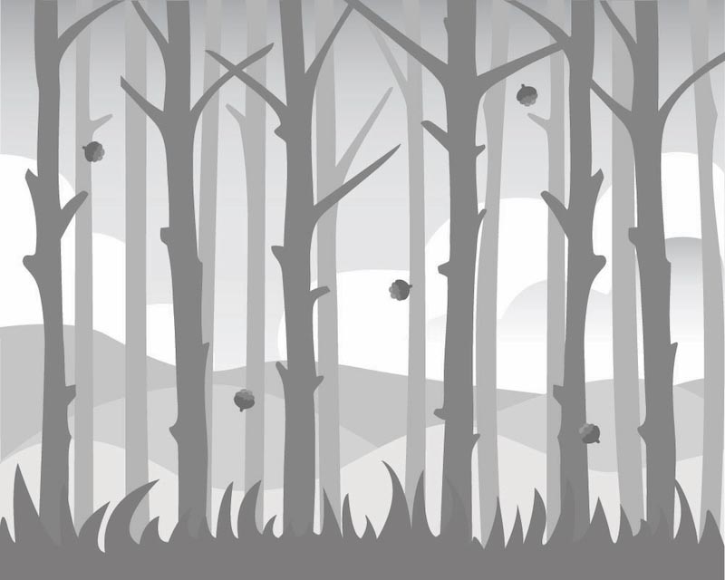 Amo El Bosque - Papel Pintado