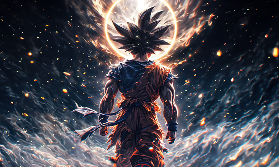 Dragon Ball Poder - Papel Pintado