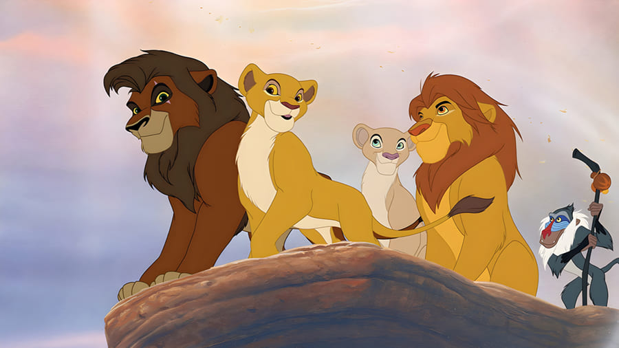 Familia El Rey León - Papel Pintado