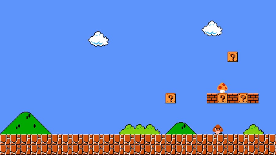Pixel Art Mario - Papel Pintado
