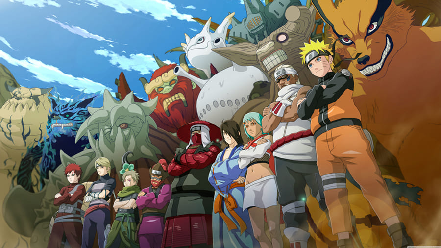 Naruto Bestias con Cola - Papel Pintado