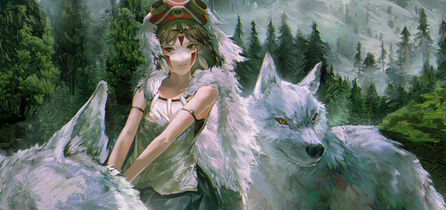 Princess Mononoke - Papel Pintado