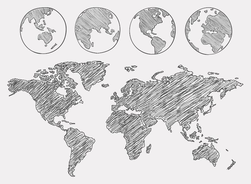 El Mundo Se Congela Cuatro Veces - Papel Pintado