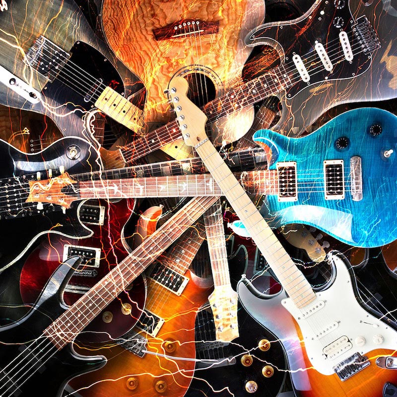 Colección Guitarra - Papel Pintado