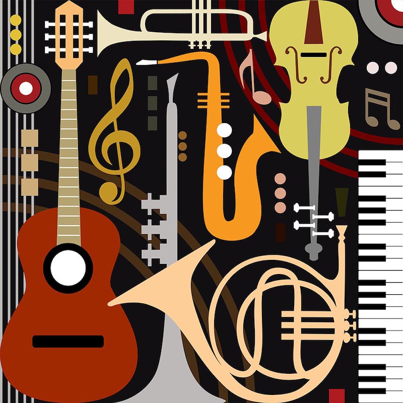Tema Musical Artístico - Papel Pintado