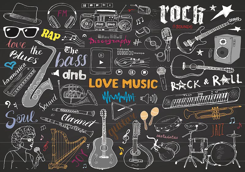 Sala De Música - Papel Pintado