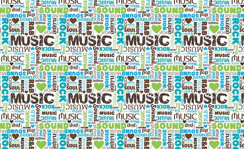 Musica En Todas Partes - Papel Pintado