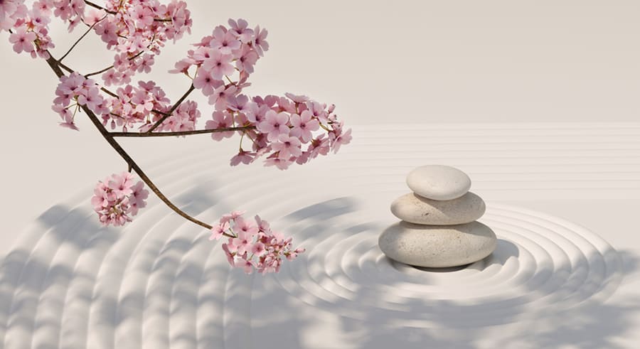 Jardín Zen Japonés - Papel Pintado