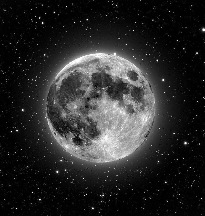 La Luna Y Las Estrellas - Papel Pintado