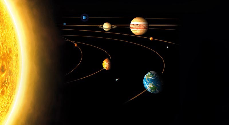 Del Sol A Los Planetas - Papel Pintado