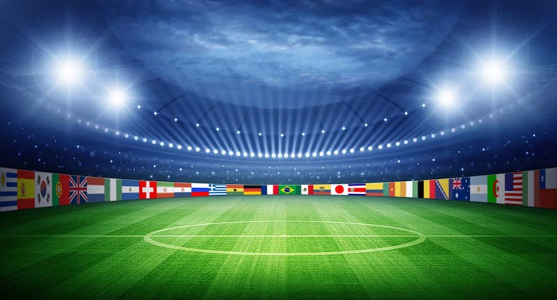 Estadio De Fútbol - Papel Pintado