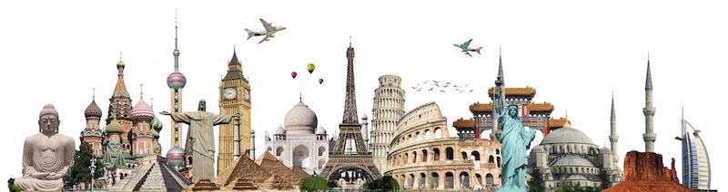 Mi lista de viajes - Mural de fotografias