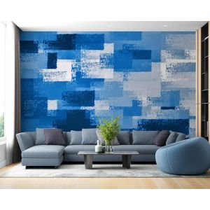 Tonos de Azul Arte Abstracto