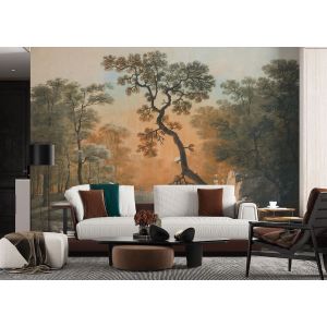 Bosque con Árbol Retorcido