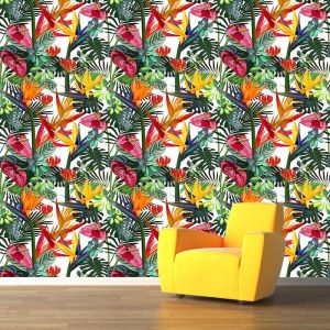 Patrón Floral Tropical