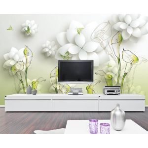 Decoración Floral De La Sala De Estar