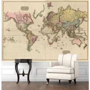Mapa Del Mundo 1800