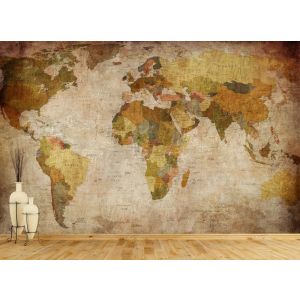 Mapa Del Mundo Con Estilo