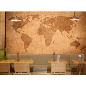 Diseño De Pared Del Viejo Mundo