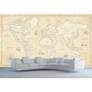 Mapa Del Viejo Mundo Con Continentes