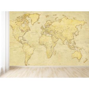 Imagen Del Antiguo Mapa Del Mundo