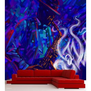 Arte Del Tema Del Jazz