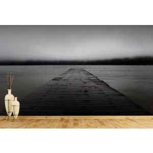 Muelle En Blanco Y Negro