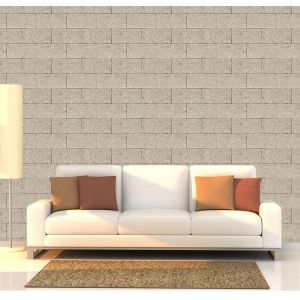 Muro De Piedra Color Crema