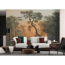 Bosque con Árbol Retorcido