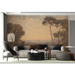 Paisaje Mediterráneo con Pinos